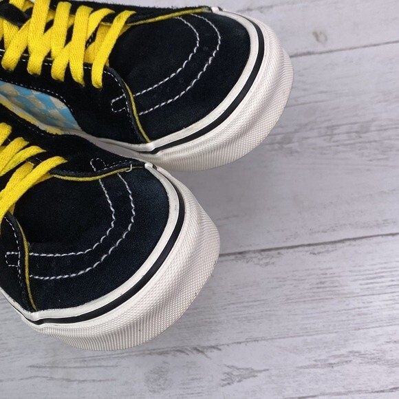 Vans x Simpsons SK8-HI Black and Yellow Shoes Sneakers in Womens Size 7 - Picture 6 of 10